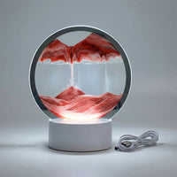 Modern Circular Sand Art Lamp -  AquaDrift