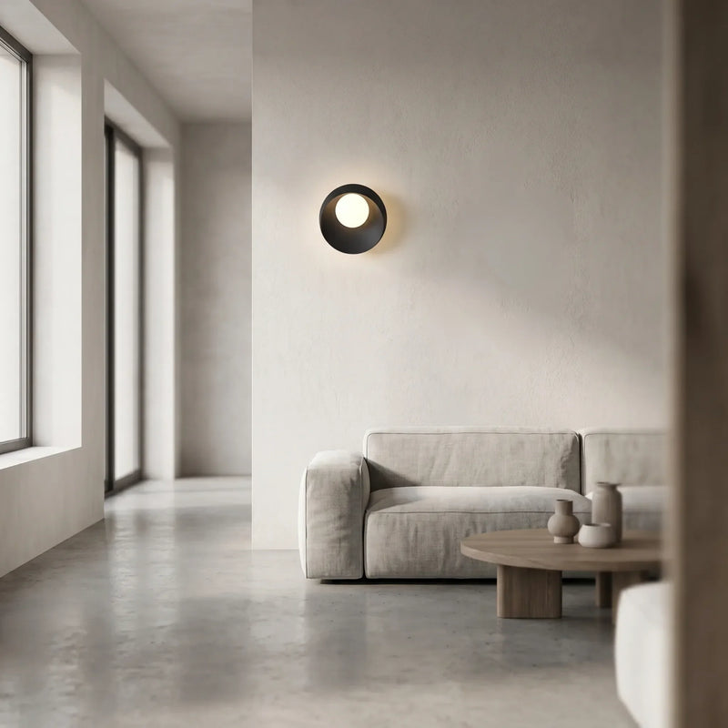 Modern Circular Wall Lamp -  Lumiluna