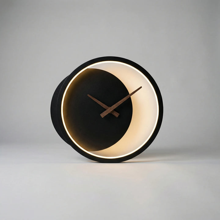 Modern LED Wall Clock Fixture - Glowchron