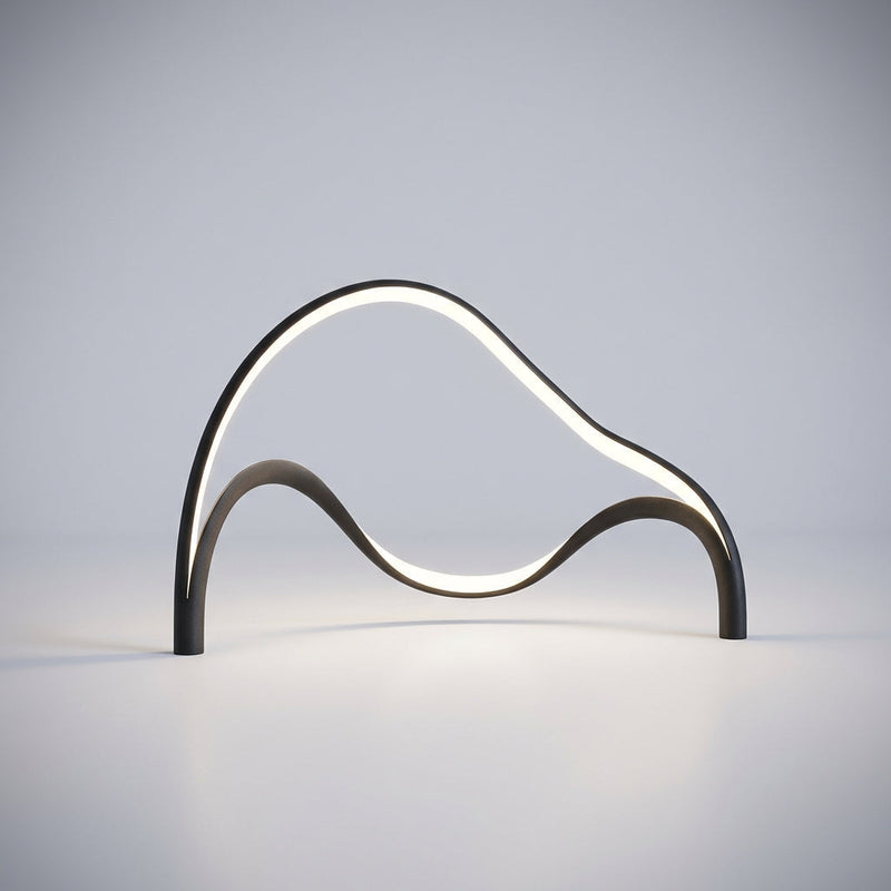 Modern Sculptural Table Lamp - Arcelle