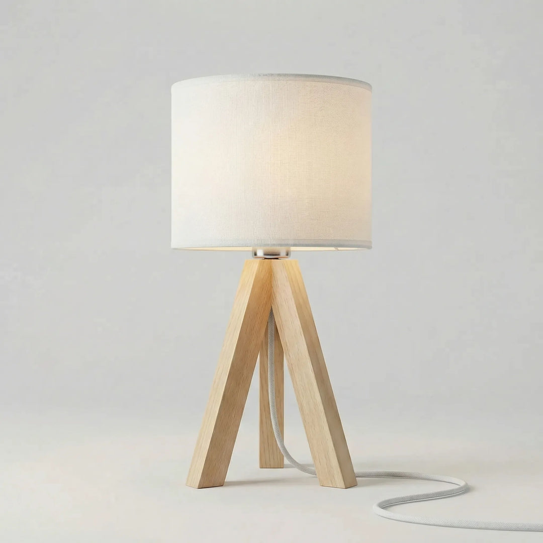 Modern Wooden Standing Table Lamp -  Sylvano