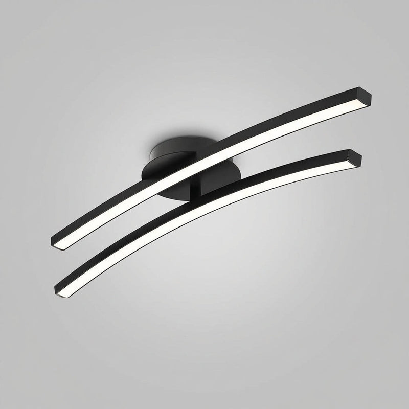 Modern Curved Ceiling Fixture -  Curvion