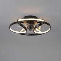 Modern Flush Mount Ceiling Fan Light -  Vintarao