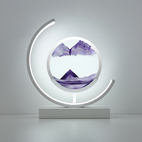 Moderne 3D Sandschalen Tischlampe - Aequora