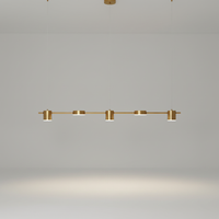Moderne Aluminium Pendelleuchte - Glowlume