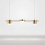 Moderne Aluminium Pendelleuchte - Glowlume