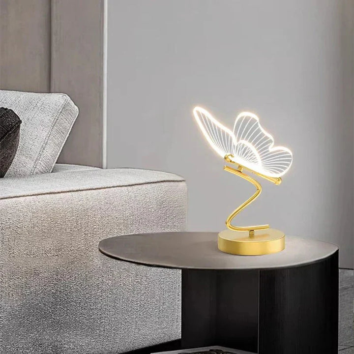 Moderne LED Tischlampe - LumiFlutter