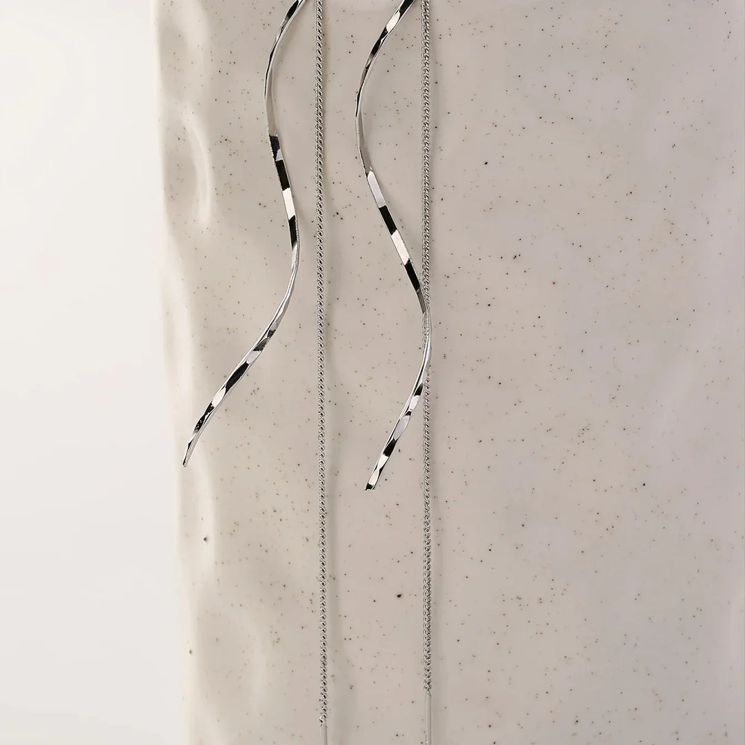 Moderne Ohrstecker - LongWaves 