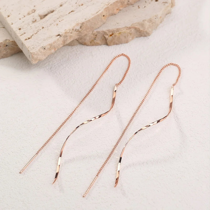 Moderne Ohrstecker - LongWaves 