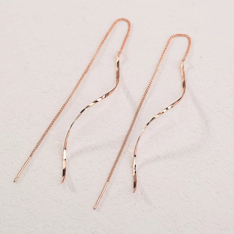 Moderne Ohrstecker - LongWaves 