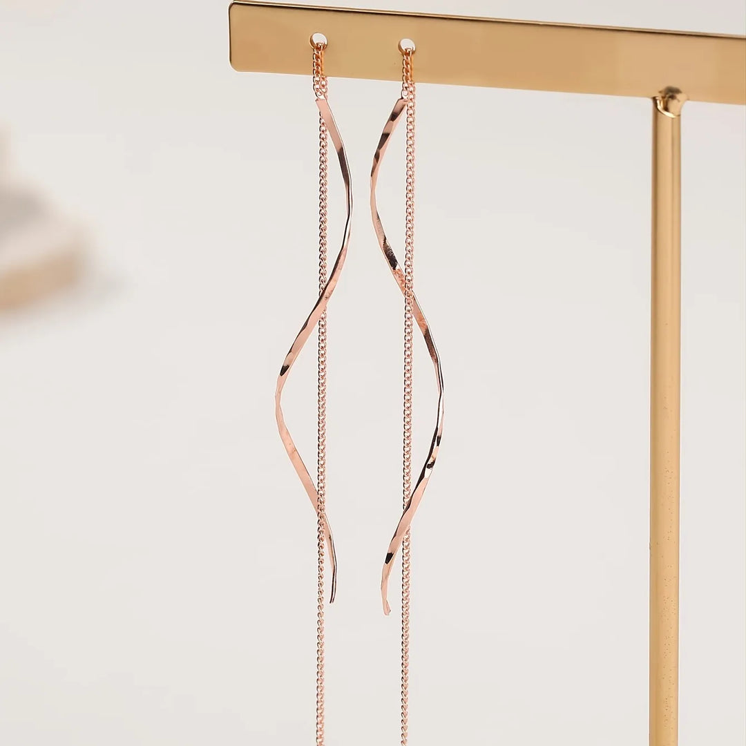 Moderne Ohrstecker - LongWaves 