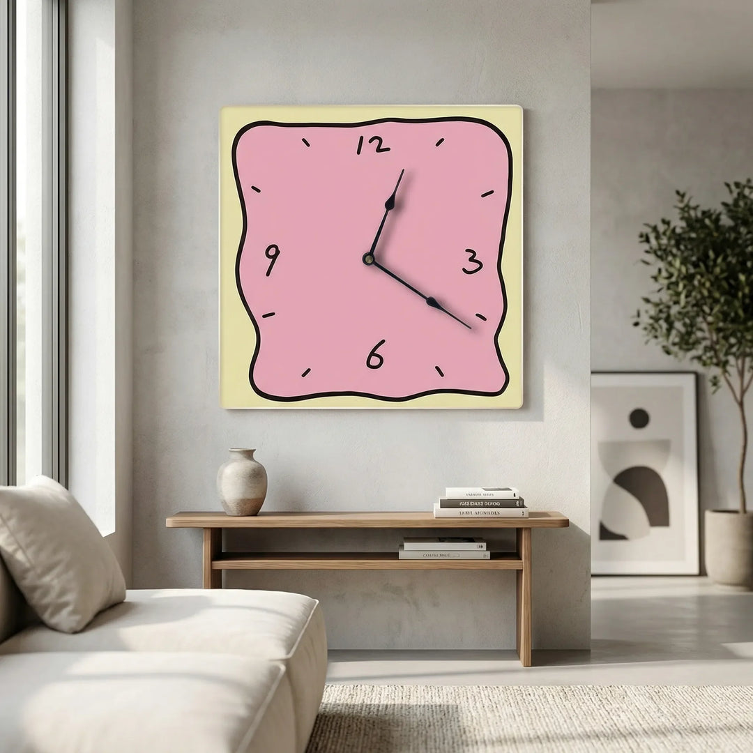 Moderne Quadratische Wanduhr - TimeLuma