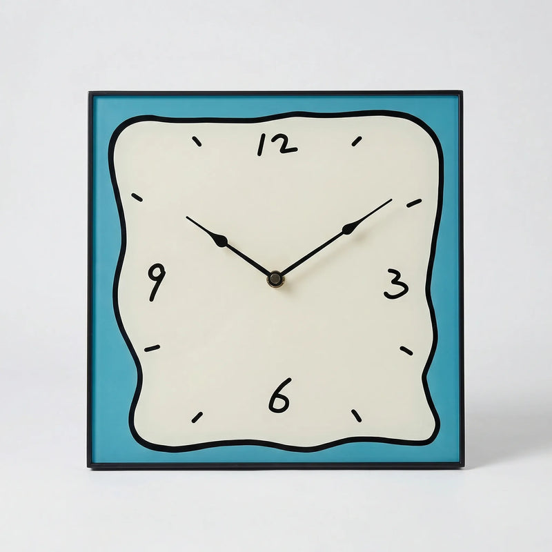 Moderne Quadratische Wanduhr - TimeLuma