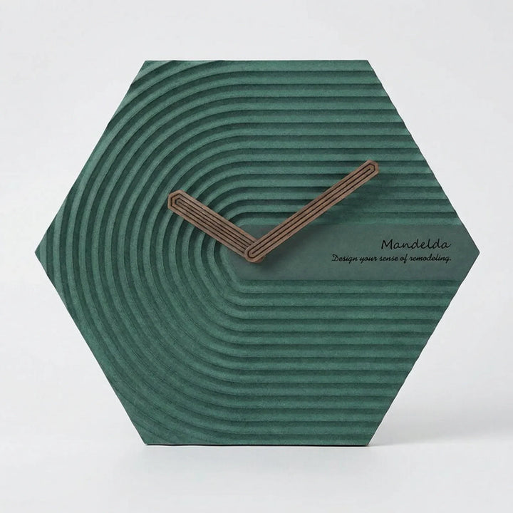 Moderne Sechseckige Wanduhr - HexaPulse