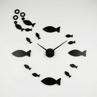 Moderne Spiegel-Wanduhr - Miraflow