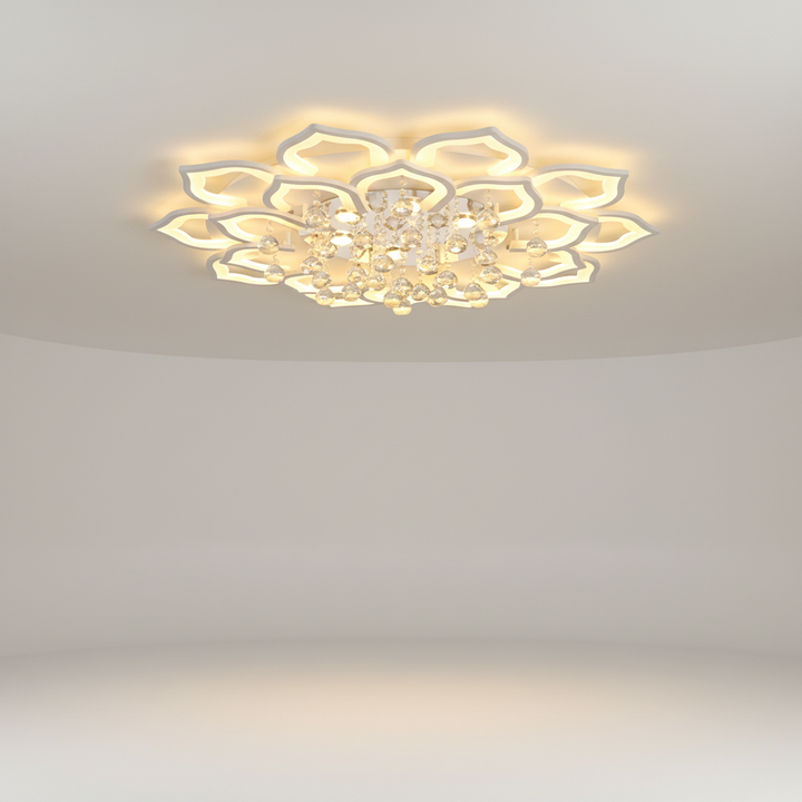 Moderne Lotusförmige Leuchte - LotusGleam