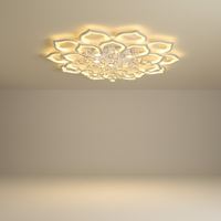 Moderne Lotusförmige Leuchte - LotusGleam
