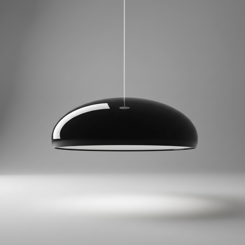 Moderne Runde Pendelleuchte Metall - Glowline