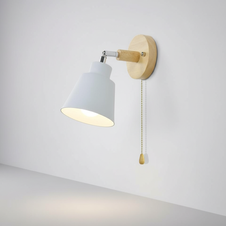 Moderner Wandspot Mit Zugschalter - TurnLume