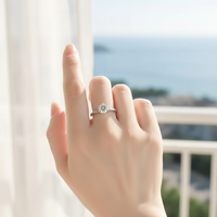Moissanit Ring - SparkleMoment 