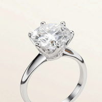Moissanit Ring - SparkleMoment 