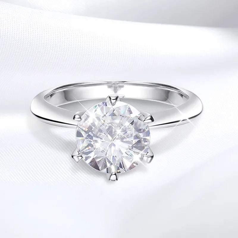 Moissanit Ring - SparkleMoment 