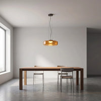 Multi-Tier Tinted Glass Pendant Light -  Halora