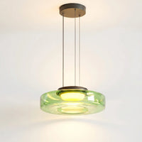 Multi-Tier Tinted Glass Pendant Light -  Halora