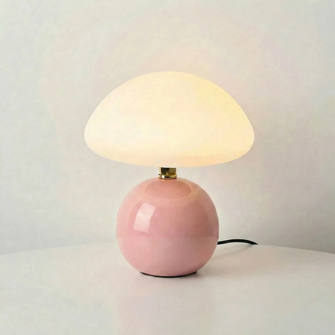 Mushroom-Shaped Ceramic Table Lamp -  Musella