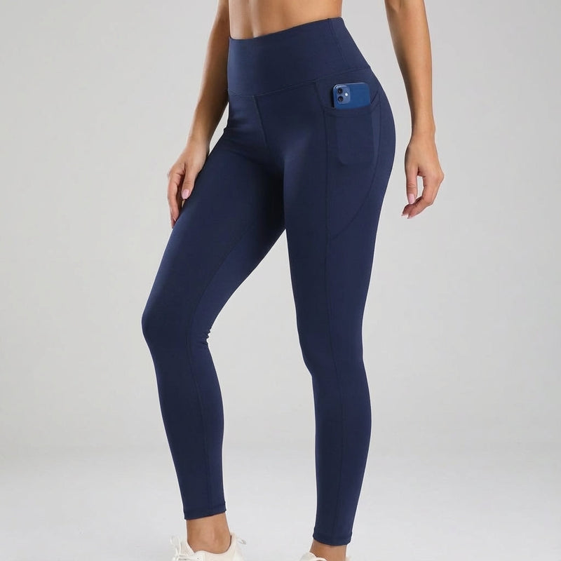 Nahtlose Fitnessleggings Mit Taschen - Lillian