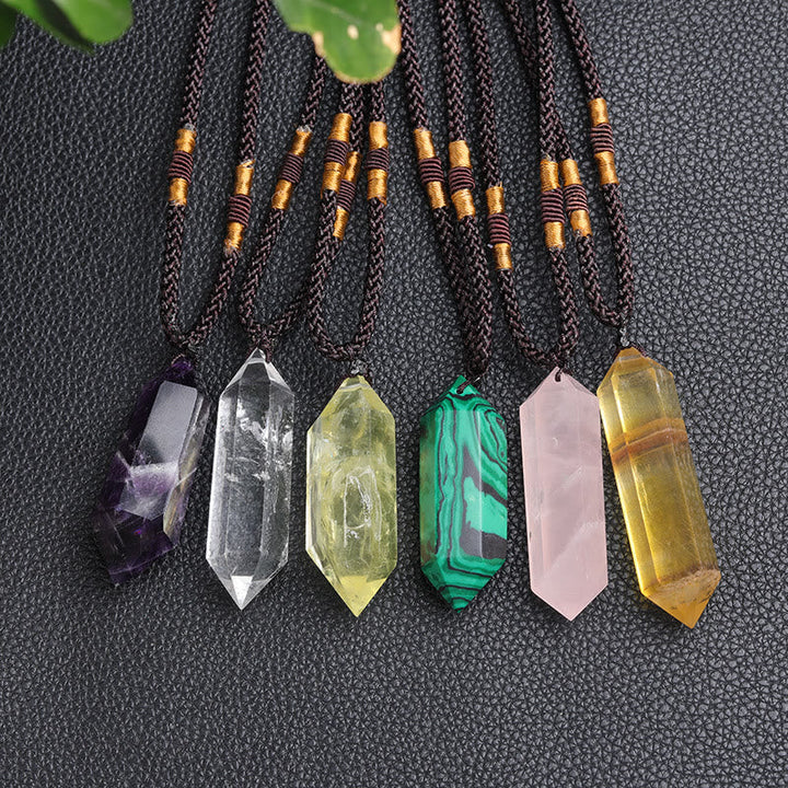 Natürliche Kristallkette - CrystalLyra 