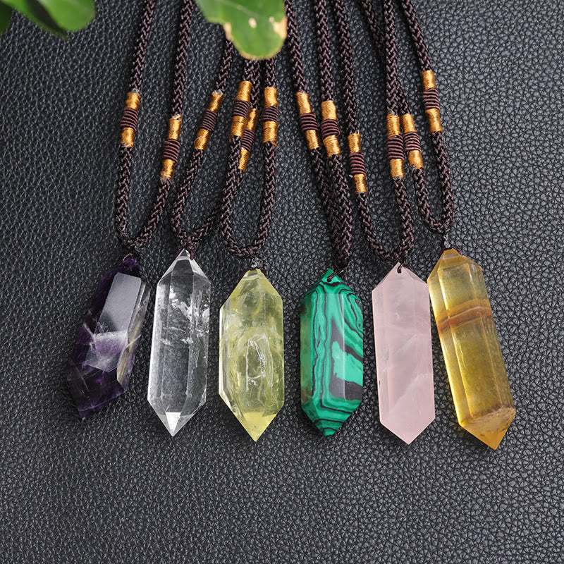 Natürliche Kristallkette - CrystalLyra 