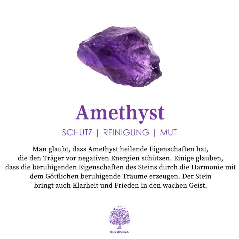 Natürliche Kristallkette - CrystalLyra 