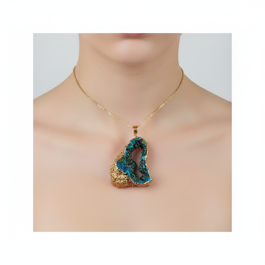 Natürlicher Kristall-Anhänger - GeoJewelry 