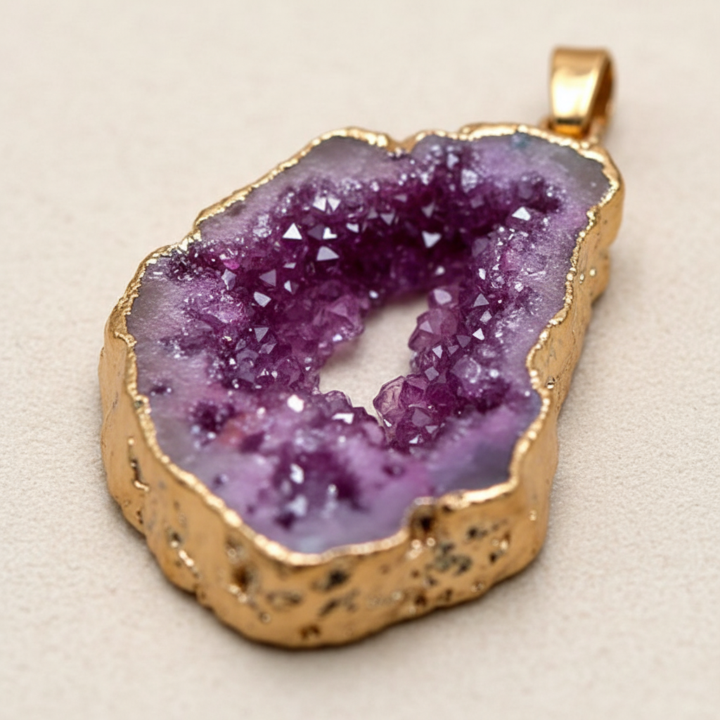 Natürlicher Kristall-Anhänger - GeoJewelry 