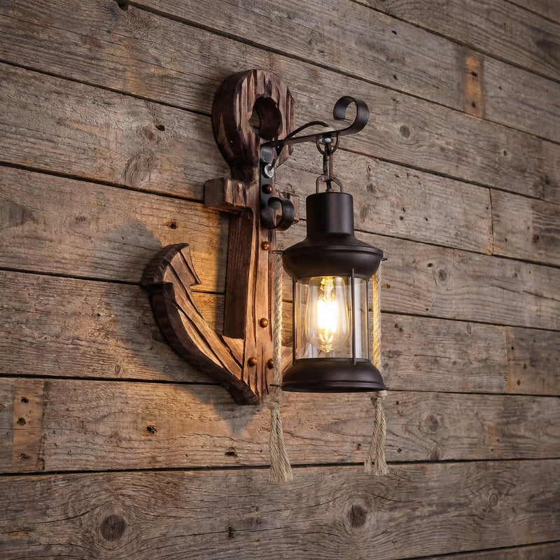 Nautical Anchor Wall Sconce -  NautiGlow