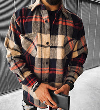 Unisex Oversized Hemd kariert mit langen Ärmeln & modernem Design – Elvano