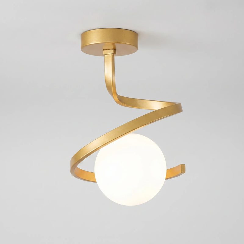 Nordic-Style Spiral Ceiling Lamp -  Spiralux
