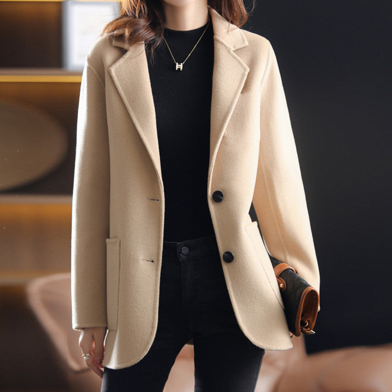 Damen Tweed Herbst- und Winterjacke – Aurelia