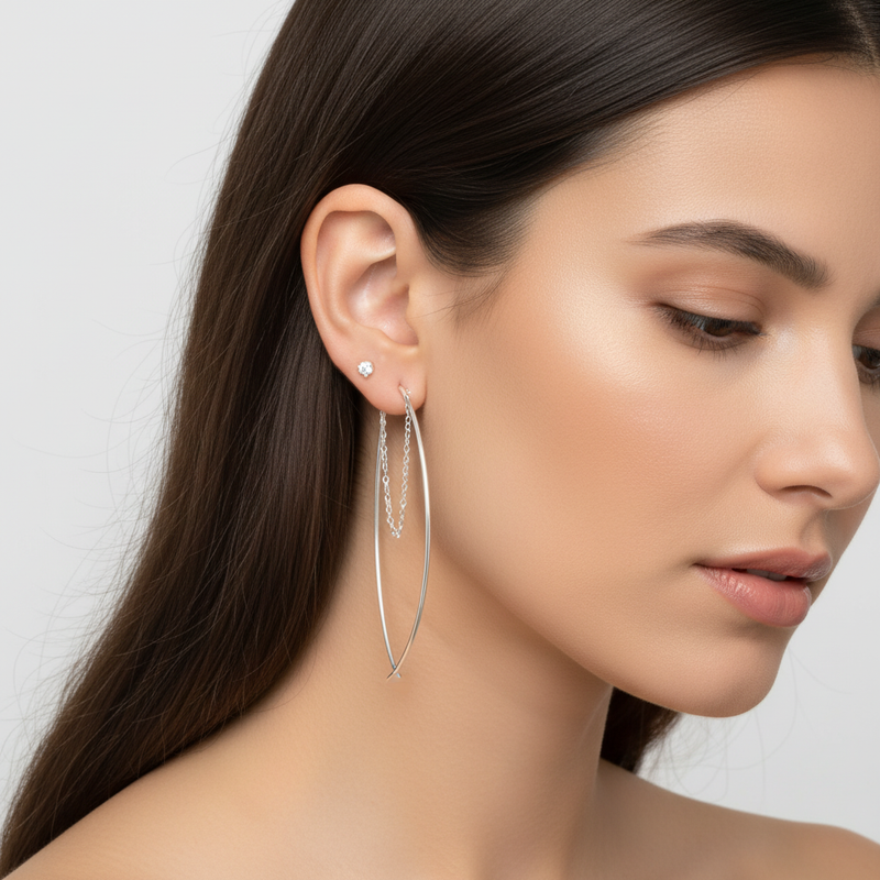 Ohrringe Aus Silber - Shimmering 