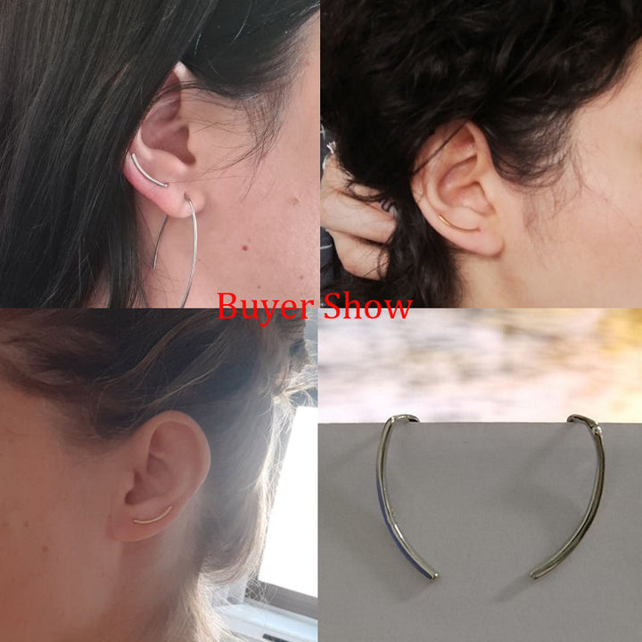 Ohrringe Aus Sterlingsilber - CuffGold 