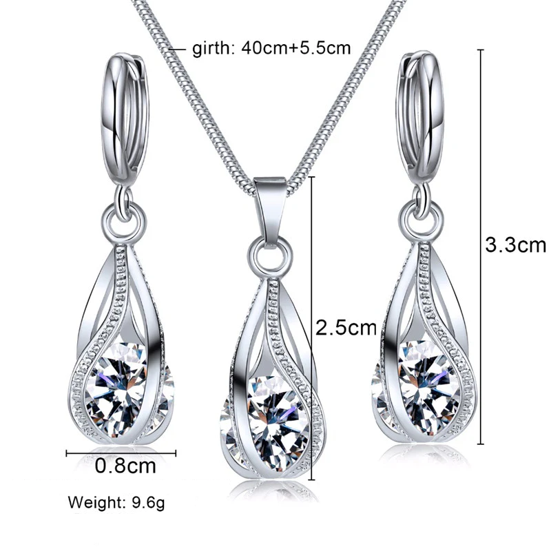 Ohrringe Und Halskette - SparkleJewelry 
