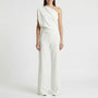 One-Shoulder Sleeveless Wide-Leg Jumpsuit - Carol