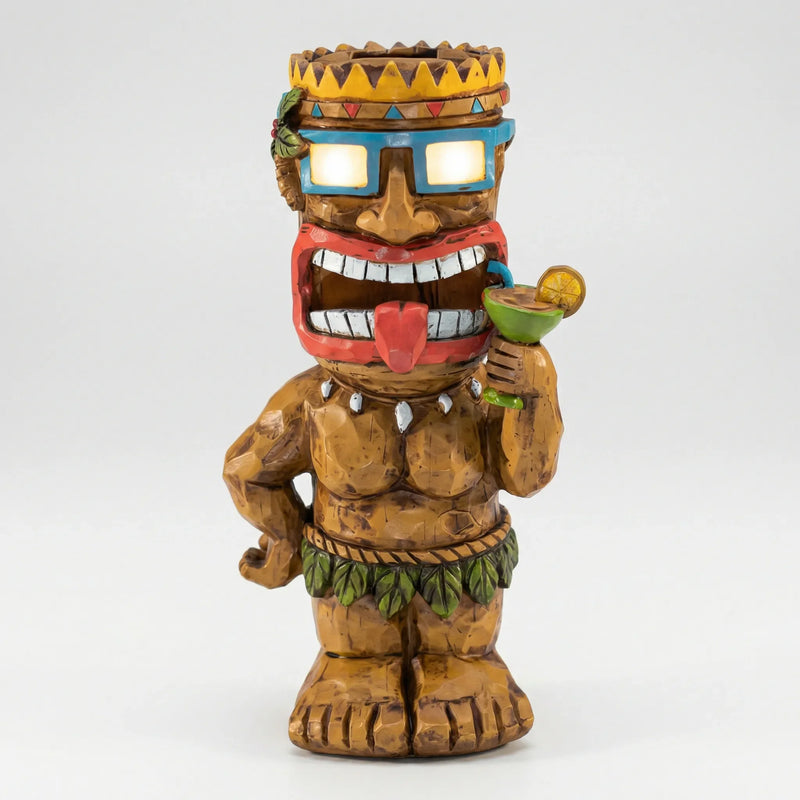 Op Zonne-Energie Werkende Tiki-Figuur Voor Buiten - Solumask