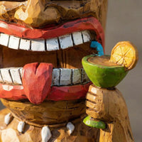 Op Zonne-Energie Werkende Tiki-Figuur Voor Buiten - Solumask