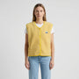 Open-Front Sleeveless Layering Vest - Claudia