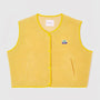 Open-Front Sleeveless Layering Vest - Claudia