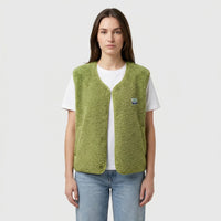 Open-Front Sleeveless Layering Vest - Claudia