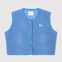 Open-Front Sleeveless Layering Vest - Claudia