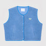 Open-Front Sleeveless Layering Vest - Claudia